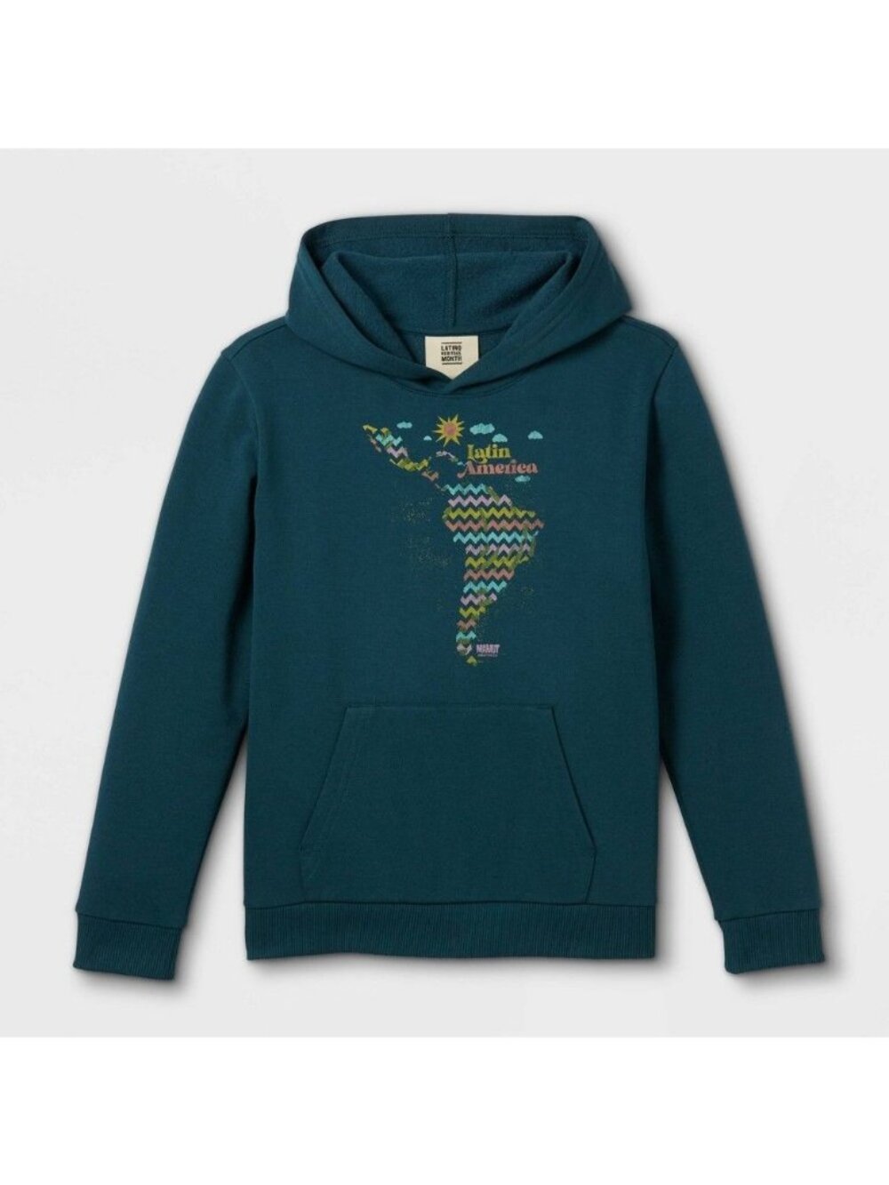Kids Latin America Hooded Sweatshirt 4T For Latino Heritage Month